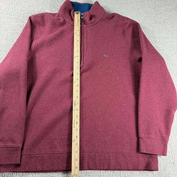 Brooks Brothers 1/4 Zip Comfort Sweatshirt Red Men’s Size XL - Picture 3 of 7